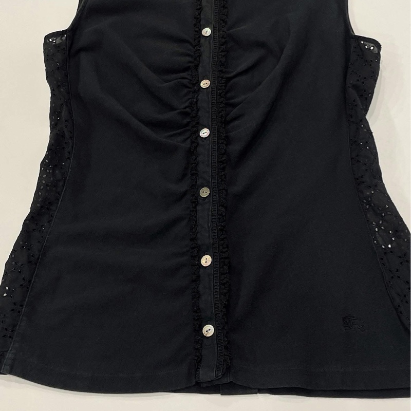 Burberry 倫敦 鏤空滾邊戰馬上衣-6