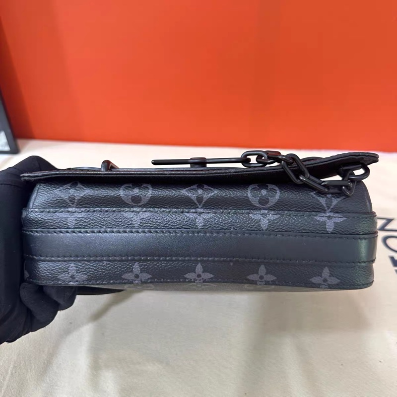 LV路易威登 Steamer 新款晶片 黑老花 黑武士-7