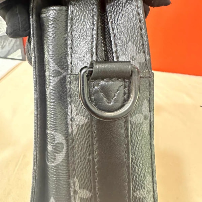 LV路易威登 Steamer 新款晶片 黑老花 黑武士-14