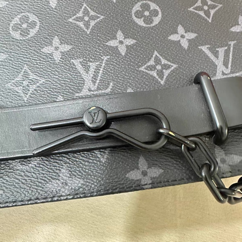 LV路易威登 Steamer 新款晶片 黑老花 黑武士-15