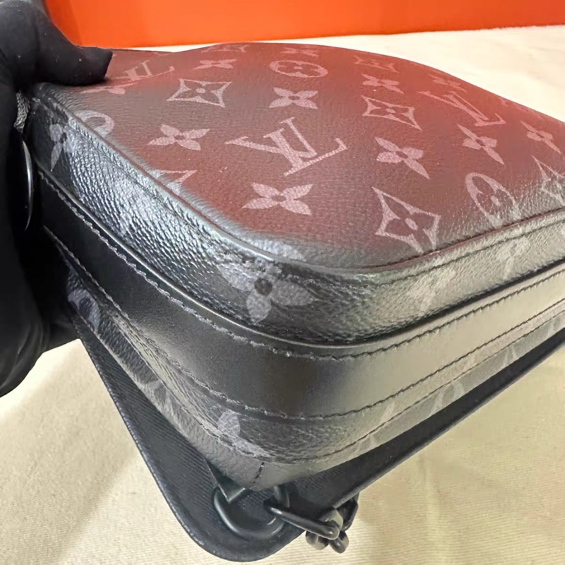 LV路易威登 Steamer 新款晶片 黑老花 黑武士-18