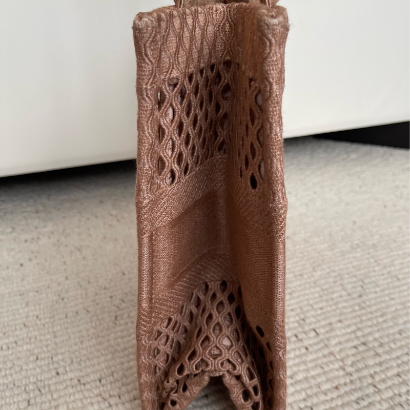 DIOR BOOK TOTE 拉菲草托特包✨度假風手提包 刺繡棉布經典款-2