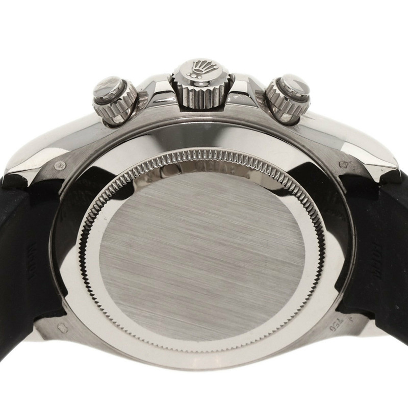 勞力士 Cosmograph Daytona 116589RBR 男士腕錶,18K 白金,搭配橡膠和鑽石-6