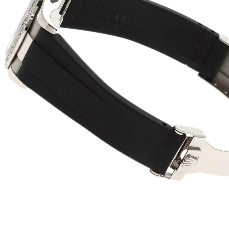 勞力士 Cosmograph Daytona 116589RBR 男士腕錶,18K 白金,搭配橡膠和鑽石-8