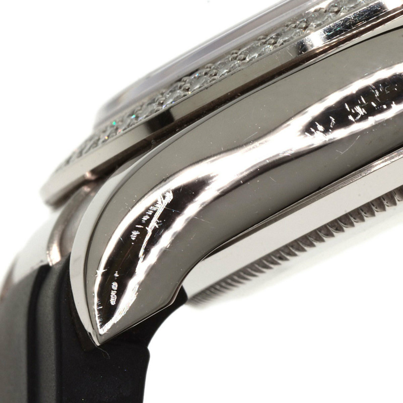 勞力士 Cosmograph Daytona 116589RBR 男士腕錶,18K 白金,搭配橡膠和鑽石-15