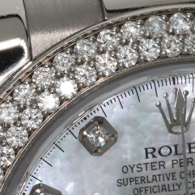 勞力士 Cosmograph Daytona 116589RBR 男士腕錶,18K 白金,搭配橡膠和鑽石-25