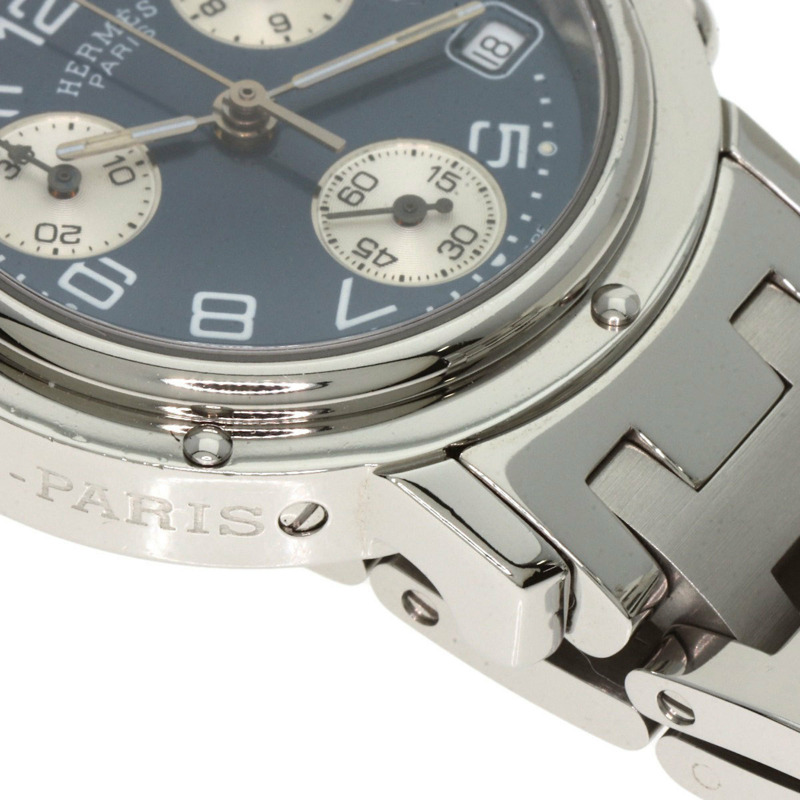 Hermès CL1.310 Clipper 計時碼錶 不鏽鋼/SS 女士腕錶-16