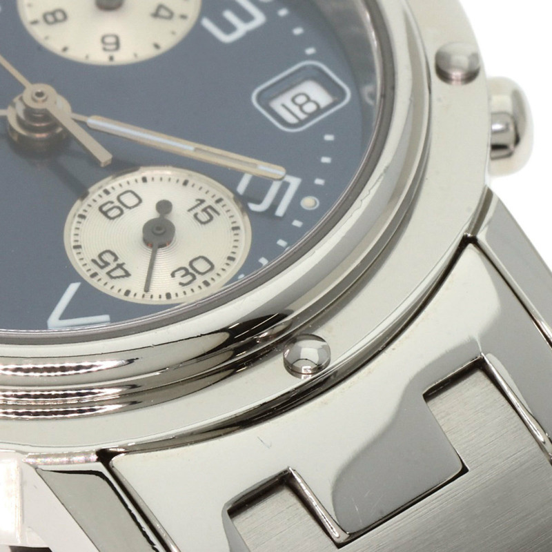 Hermès CL1.310 Clipper 計時碼錶 不鏽鋼/SS 女士腕錶-25