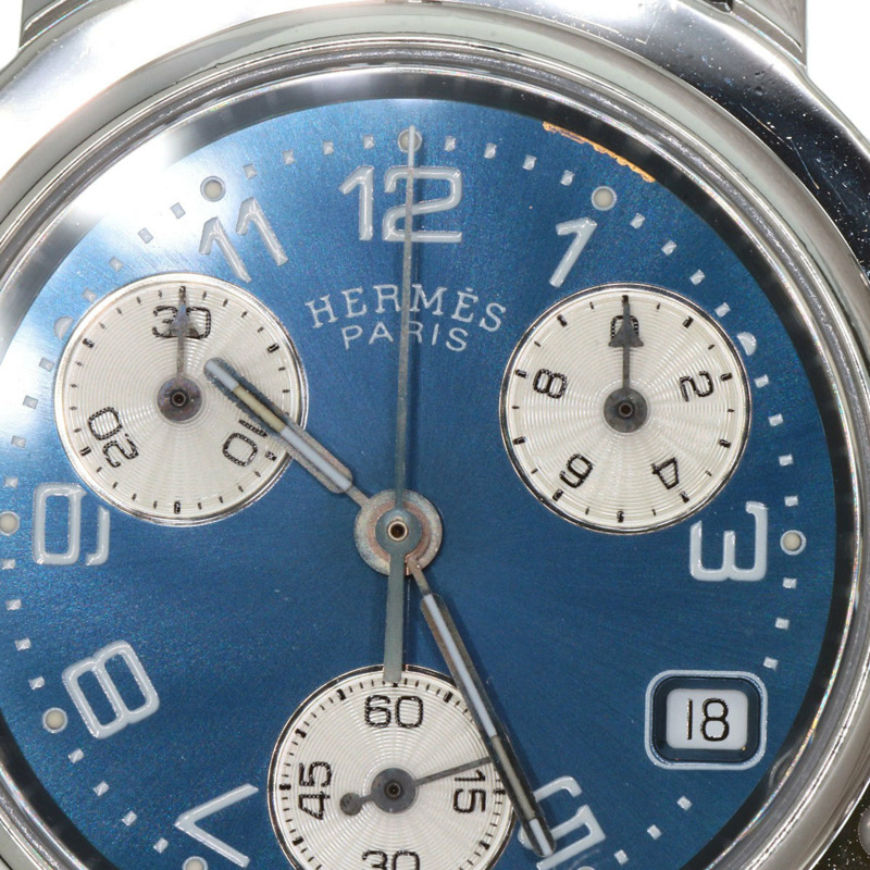 Hermès CL1.310 Clipper 計時碼錶 不鏽鋼/SS 女士腕錶-26