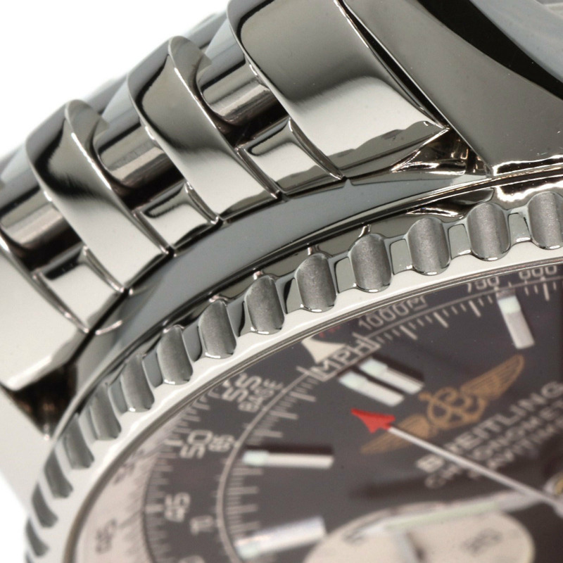 百年靈 A23322 航空計時腕錶，不鏽鋼/SS，男士-16