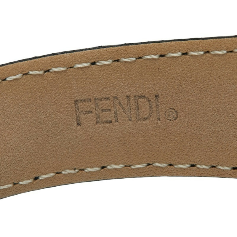 Fendi Classico 手錶 7000G 石英 米色錶盤 不鏽鋼 皮革 女款 FENDI-8