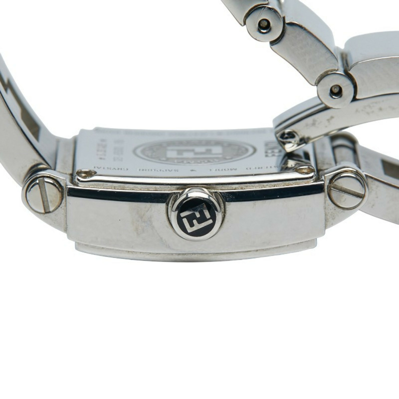 Fendi Quadromini 手錶 60500L 石英 紫色錶盤 不鏽鋼 女款 FENDI-5