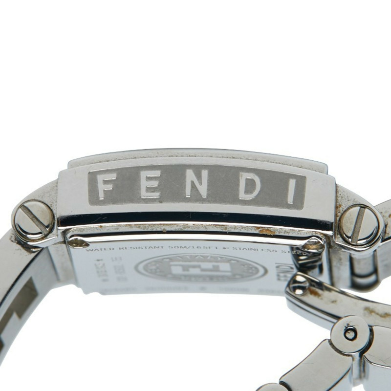 Fendi Quadromini 手錶 60500L 石英 紫色錶盤 不鏽鋼 女款 FENDI-6
