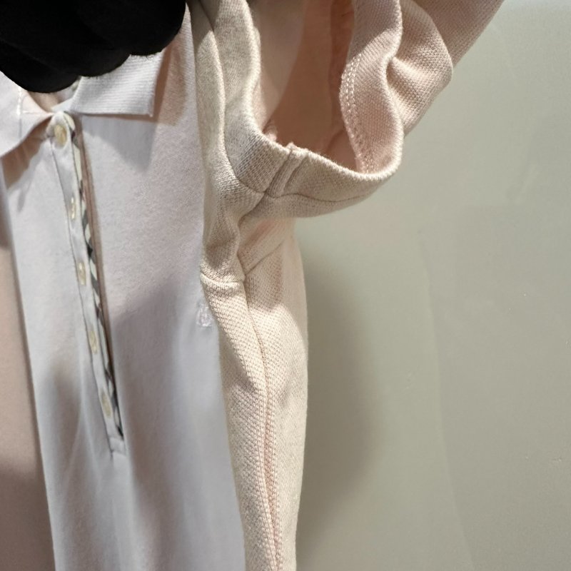 【美收精品】BURBERRY 寶寶粉色polo衫 4-142【隔月月中將轉賣至日本 上架期限30天】-3