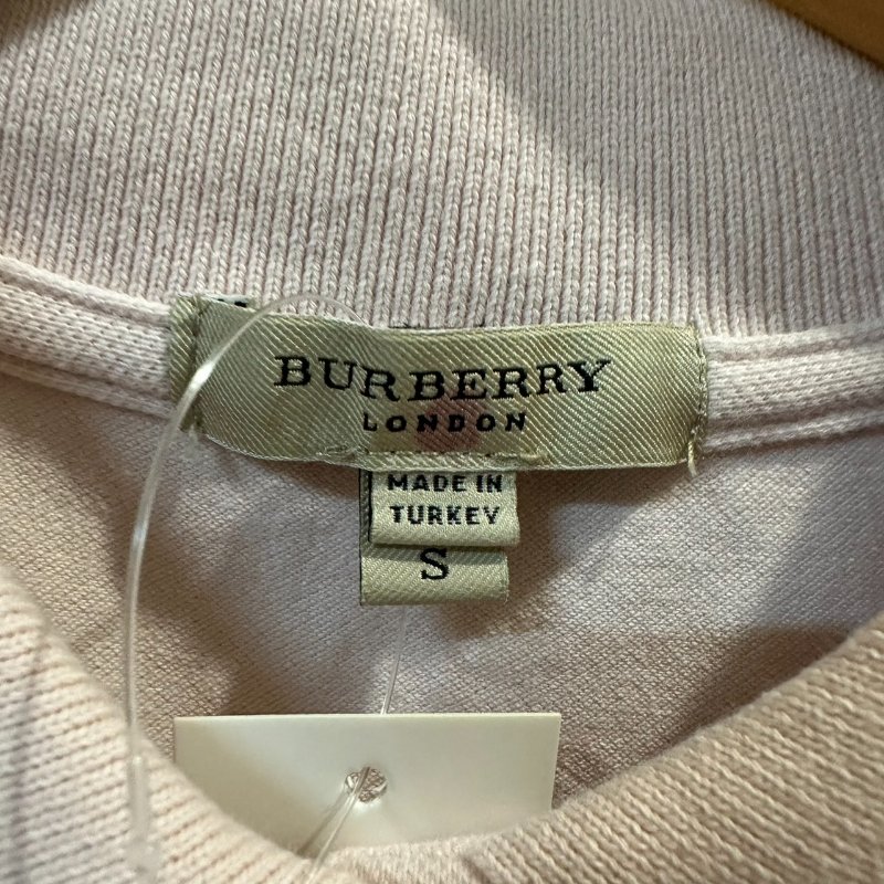 【美收精品】BURBERRY 寶寶粉色polo衫 4-142【隔月月中將轉賣至日本 上架期限30天】-5