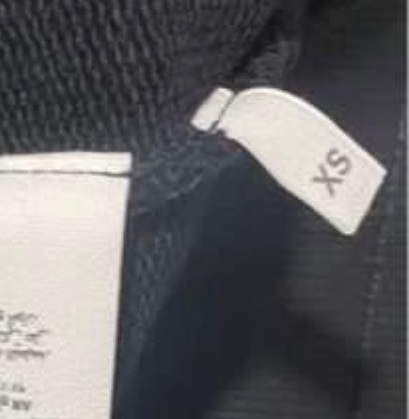 Ami Paris 黑色小標棉短褲 XS-9