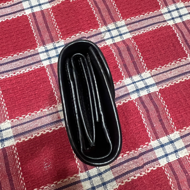 Celine TRIOMPHE亮澤牛皮革小號翻蓋錢包-9