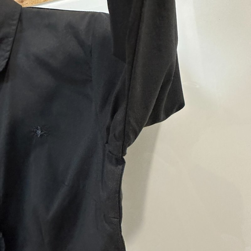 【美收精品】BURBERRY 黑色襯衫 4-178【隔月月中將轉賣至日本 上架期限30天】-4