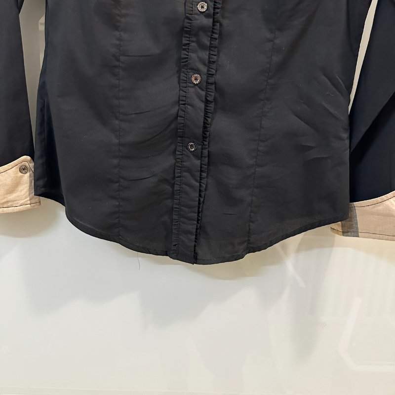 【美收精品】BURBERRY 黑色襯衫 4-178【隔月月中將轉賣至日本 上架期限30天】-8