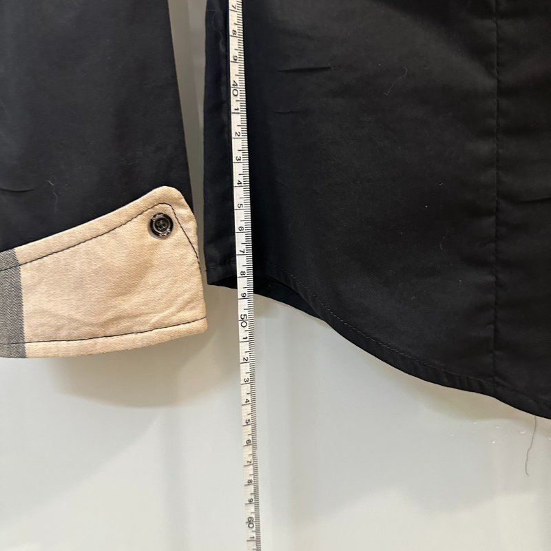 【美收精品】BURBERRY 黑色襯衫 4-178【隔月月中將轉賣至日本 上架期限30天】-10