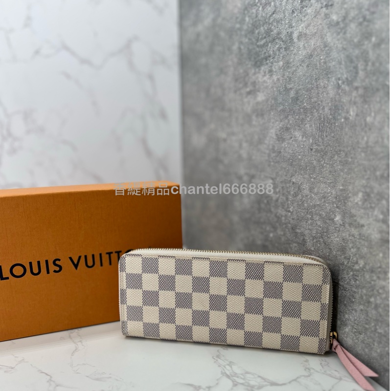 💗香緹國際精品💗 LV 白棋盤格長夾-0