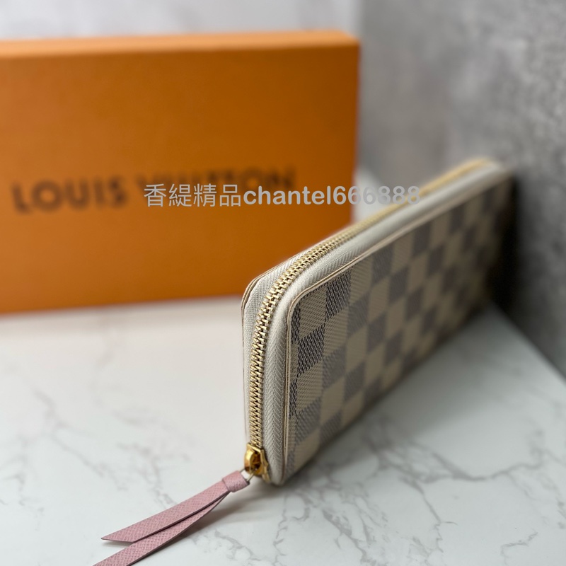 💗香緹國際精品💗 LV 白棋盤格長夾-1