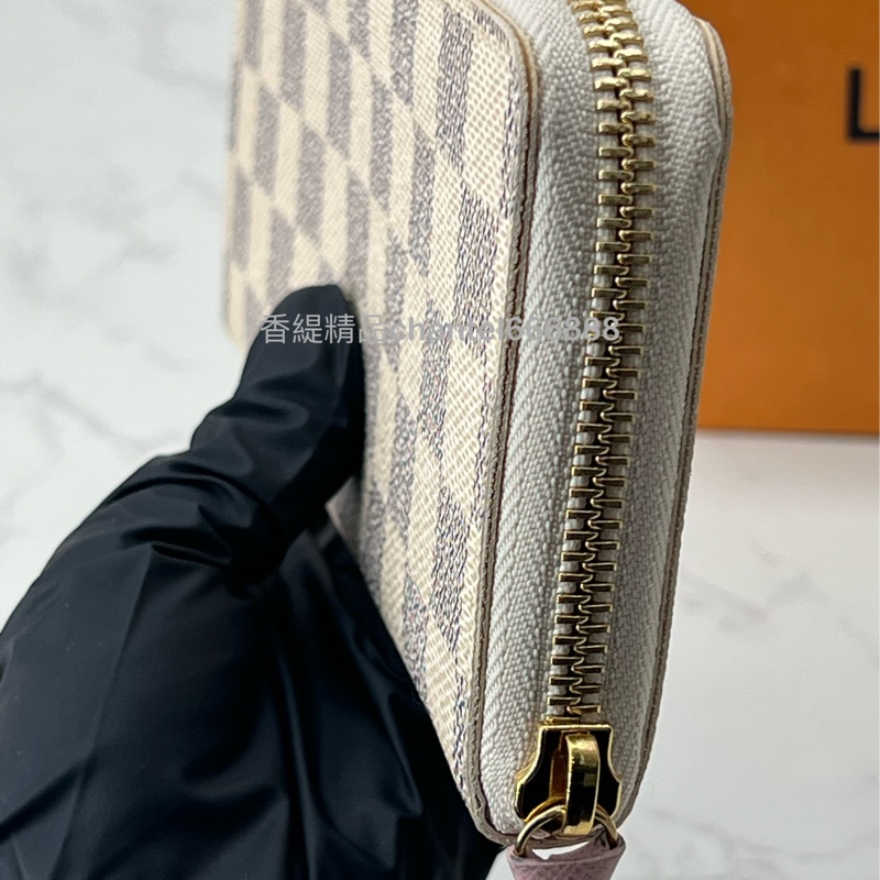 💗香緹國際精品💗 LV 白棋盤格長夾-6