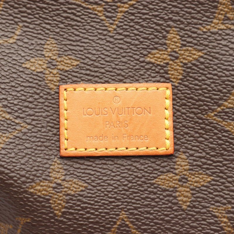 LOUIS VUITTON Saumur 30 肩背包 M42256 Monogram 帆布 棕色 二手 女款-4