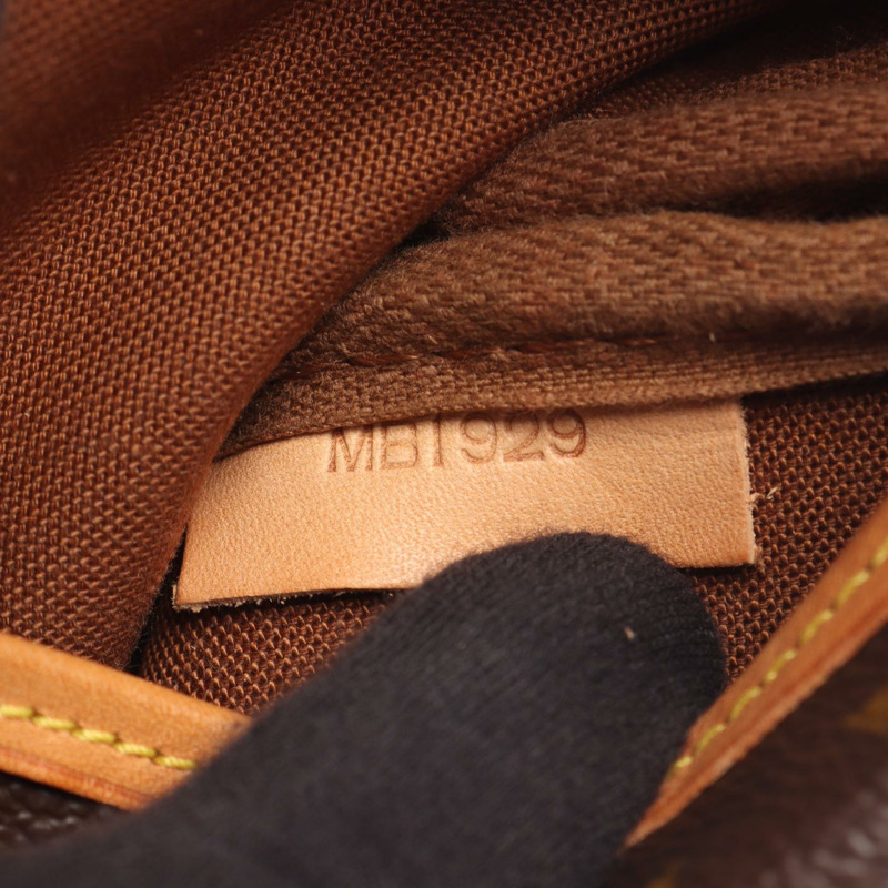 LOUIS VUITTON Saumur 30 肩背包 M42256 Monogram 帆布 棕色 二手 女款-5