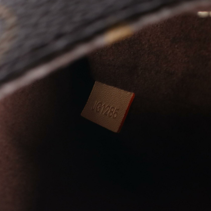 LOUIS VUITTON 太陽眼鏡袋 GI1365 Monogram 帆布皮革棕色二手女士-4