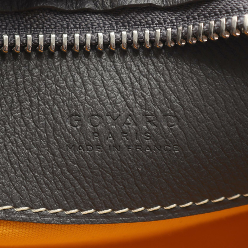 GOYARD Hirondelle 單肩包 帆布 皮革 灰色 白色 二手 女士-3