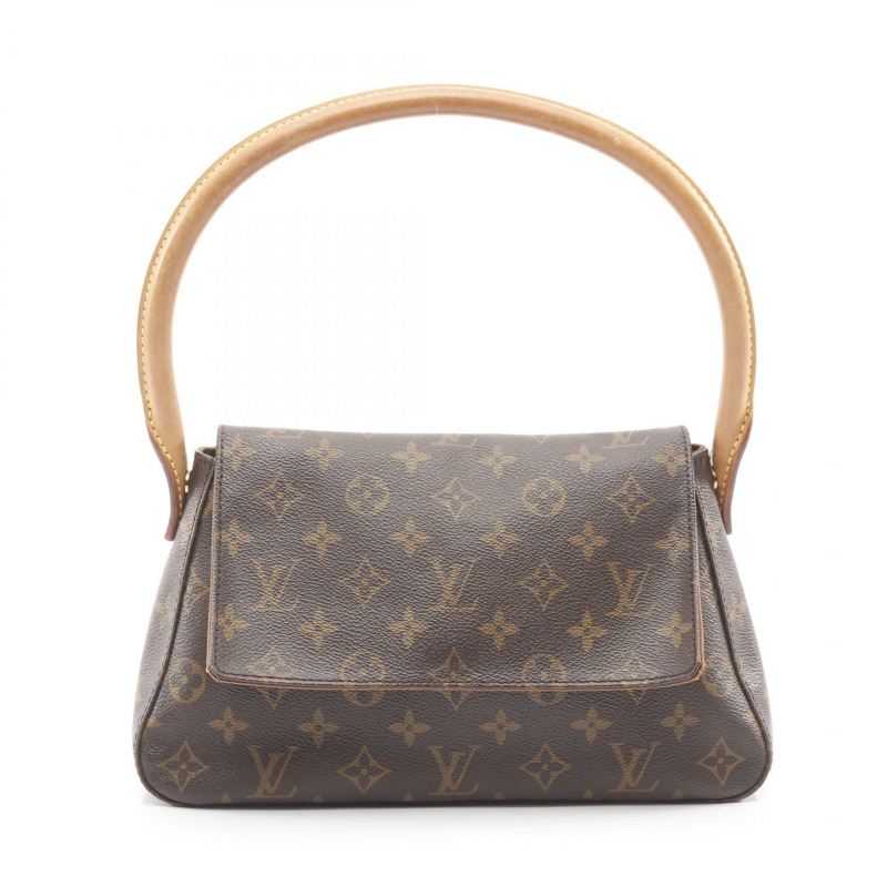 LOUIS VUITTON 迷你環扣單肩包 M51147 字母帆布 二手 女士 LV-0