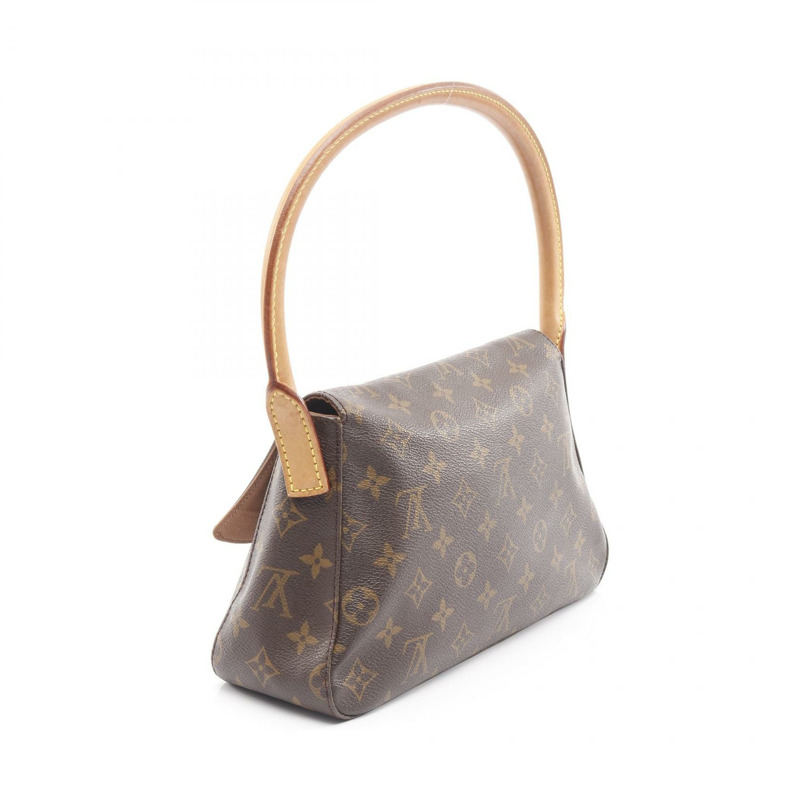 LOUIS VUITTON 迷你環扣單肩包 M51147 字母帆布 二手 女士 LV-1