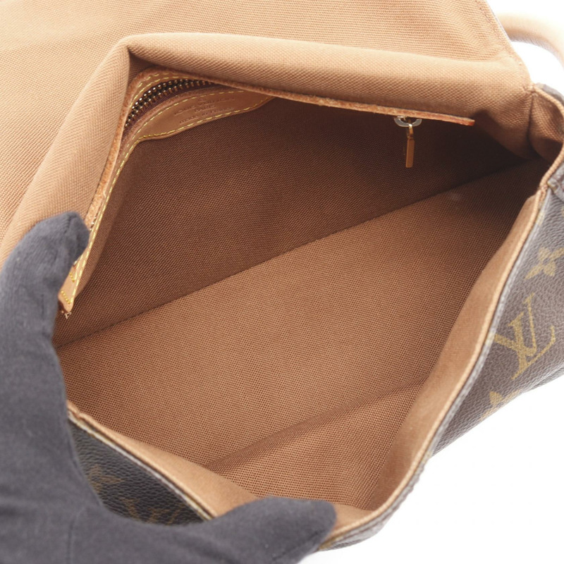LOUIS VUITTON 迷你環扣單肩包 M51147 字母帆布 二手 女士 LV-2