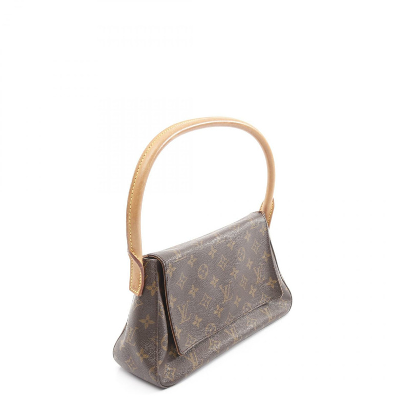 LOUIS VUITTON 迷你環扣單肩包 M51147 字母帆布 二手 女士 LV-5