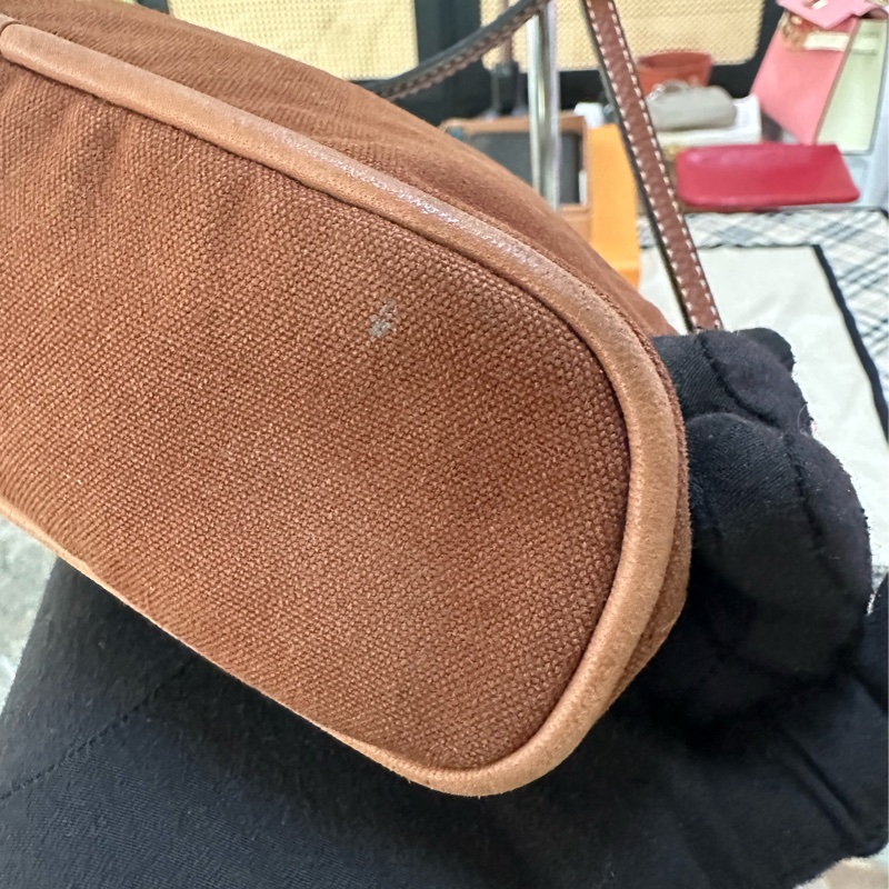 HERMES 棕色化妝包 斜背包-11