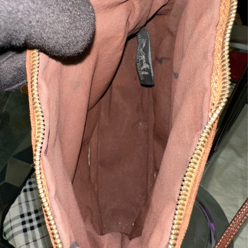 HERMES 棕色化妝包 斜背包-13