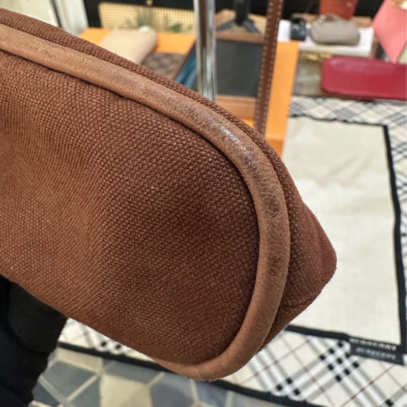 HERMES 棕色化妝包 斜背包-20