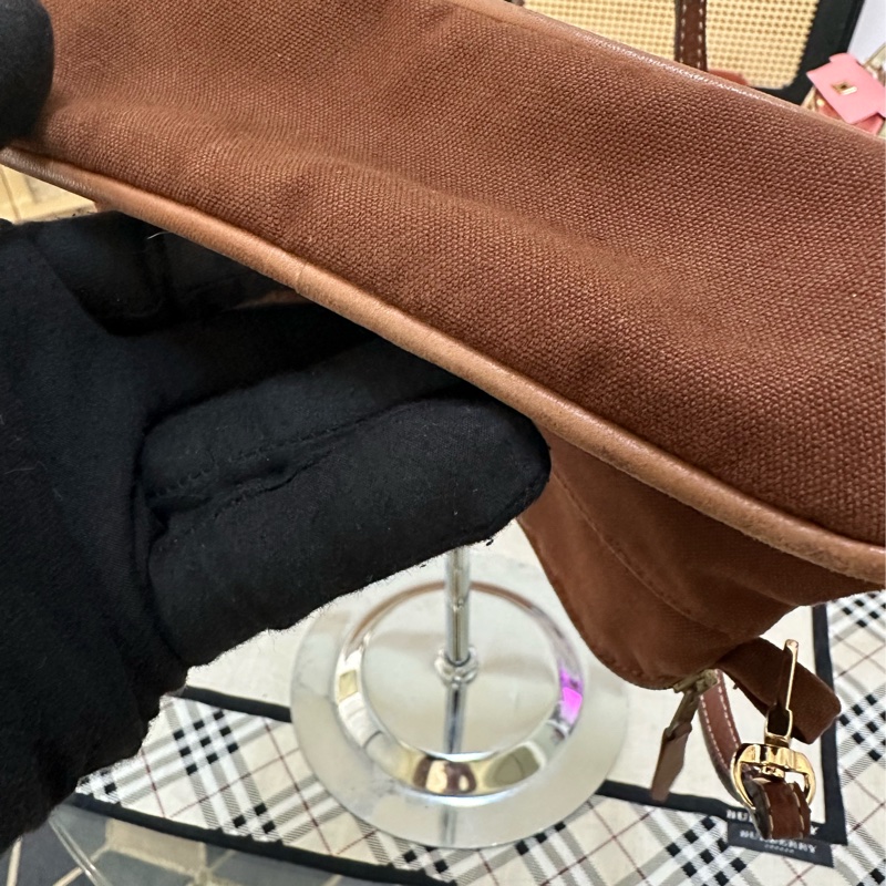 HERMES 棕色化妝包 斜背包-23