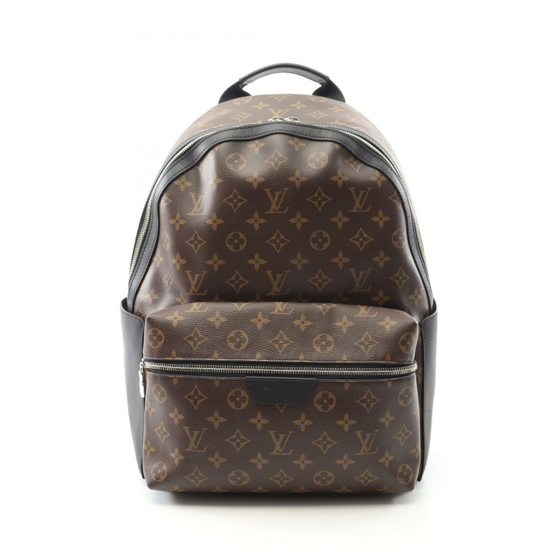 LOUIS VUITTON Discovery PM 背包 M46684 Monogram Macassar 帆布 棕色-0