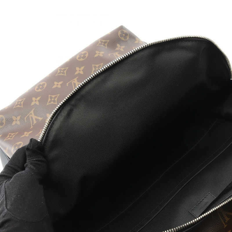 LOUIS VUITTON Discovery PM 背包 M46684 Monogram Macassar 帆布 棕色-7