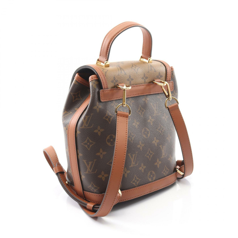 LOUIS VUITTON Dauphine 背包 M45142 Monogram Reverse 帆布 棕色 二手 LV-1