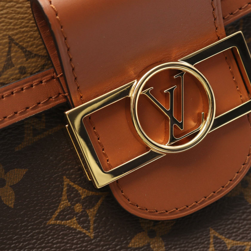 LOUIS VUITTON Dauphine 背包 M45142 Monogram Reverse 帆布 棕色 二手 LV-6