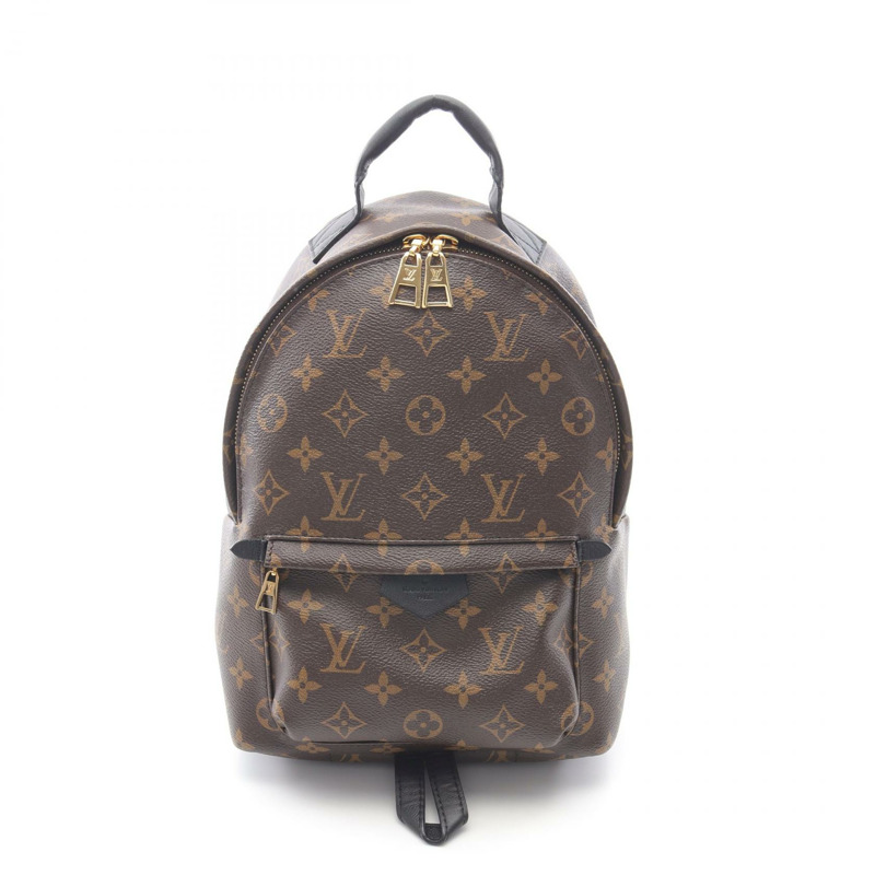LOUIS VUITTON Palm Springs PM Rucksack 背包 M41560 Monogram 帆布 二手 LV-0