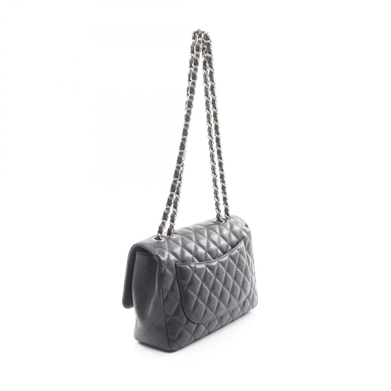 CHANEL Jumbo Matelasse 30 單翻蓋鏈條單肩包 A28600 粒面小牛皮-1