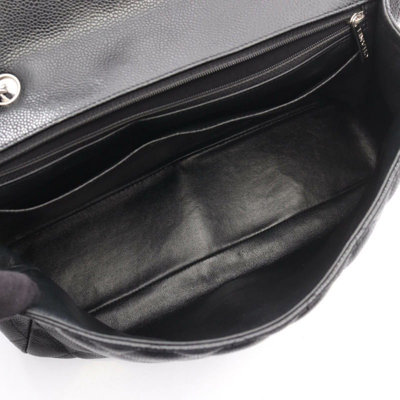 CHANEL Jumbo Matelasse 30 單翻蓋鏈條單肩包 A28600 粒面小牛皮-2