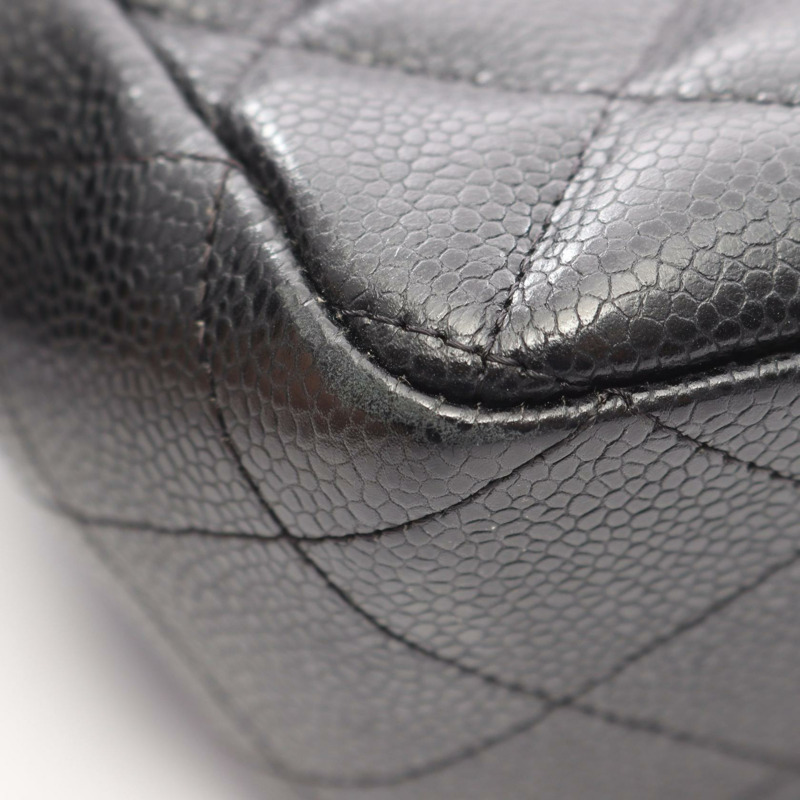 CHANEL Jumbo Matelasse 30 單翻蓋鏈條單肩包 A28600 粒面小牛皮-6