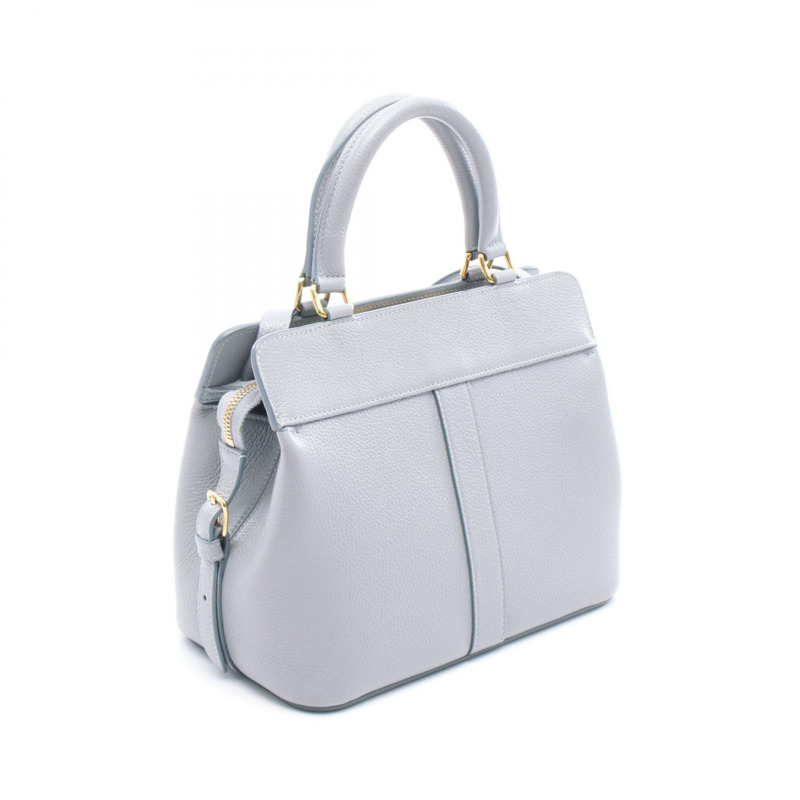 CELINE 小號 Cabas de France 斜背包 手提包 191963CRE 皮革 藍色-1