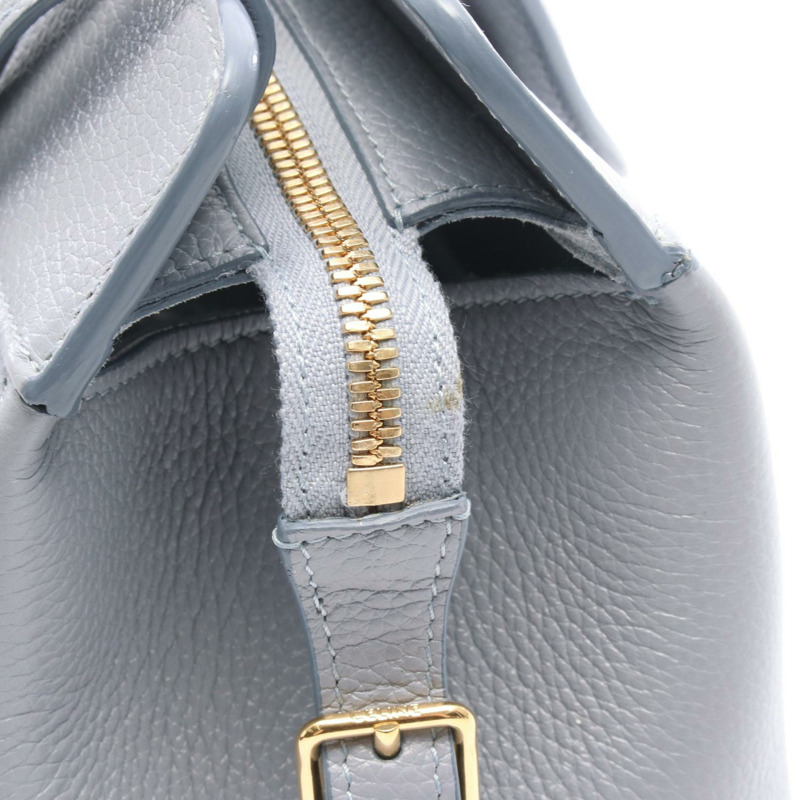 CELINE 小號 Cabas de France 斜背包 手提包 191963CRE 皮革 藍色-6