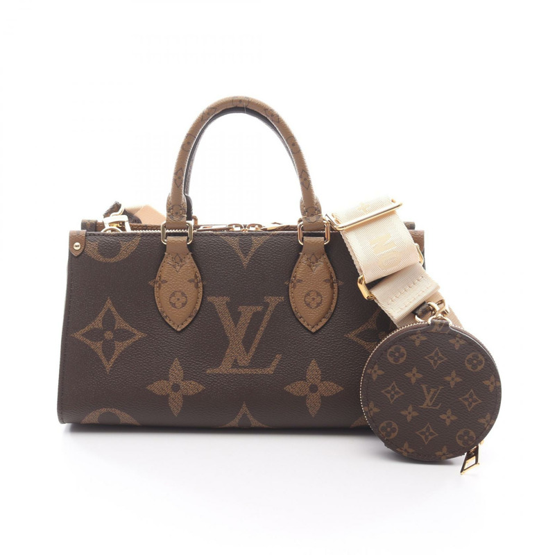 LOUIS VUITTON OntheGo EW 肩斜背包 手提包 M46653 Monogram Reverse-0